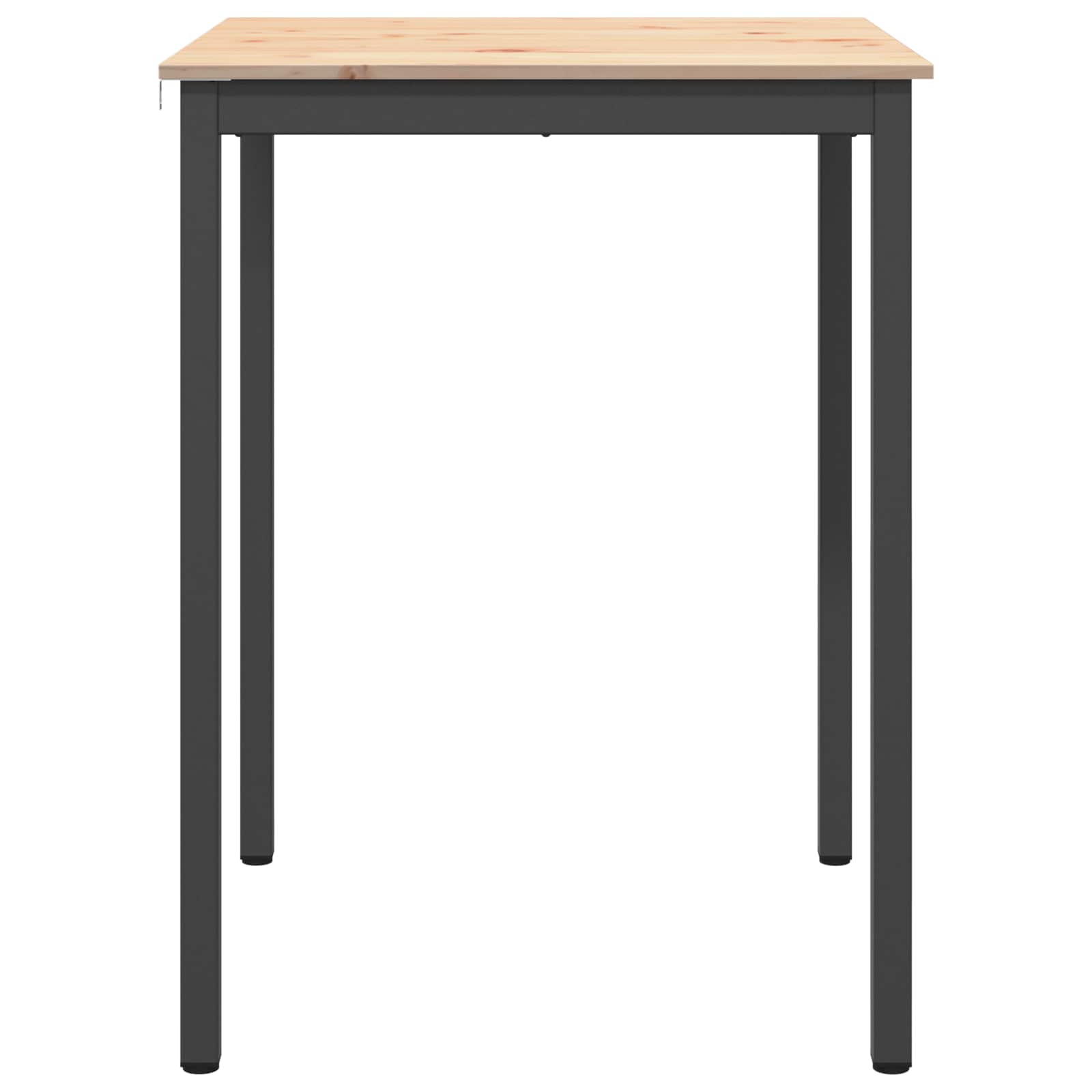 Bartafel Naturel 80 x 80 x 105 cm Massief grenenhout is nu te koop bij PeponiXL, paradijselijk wonen!