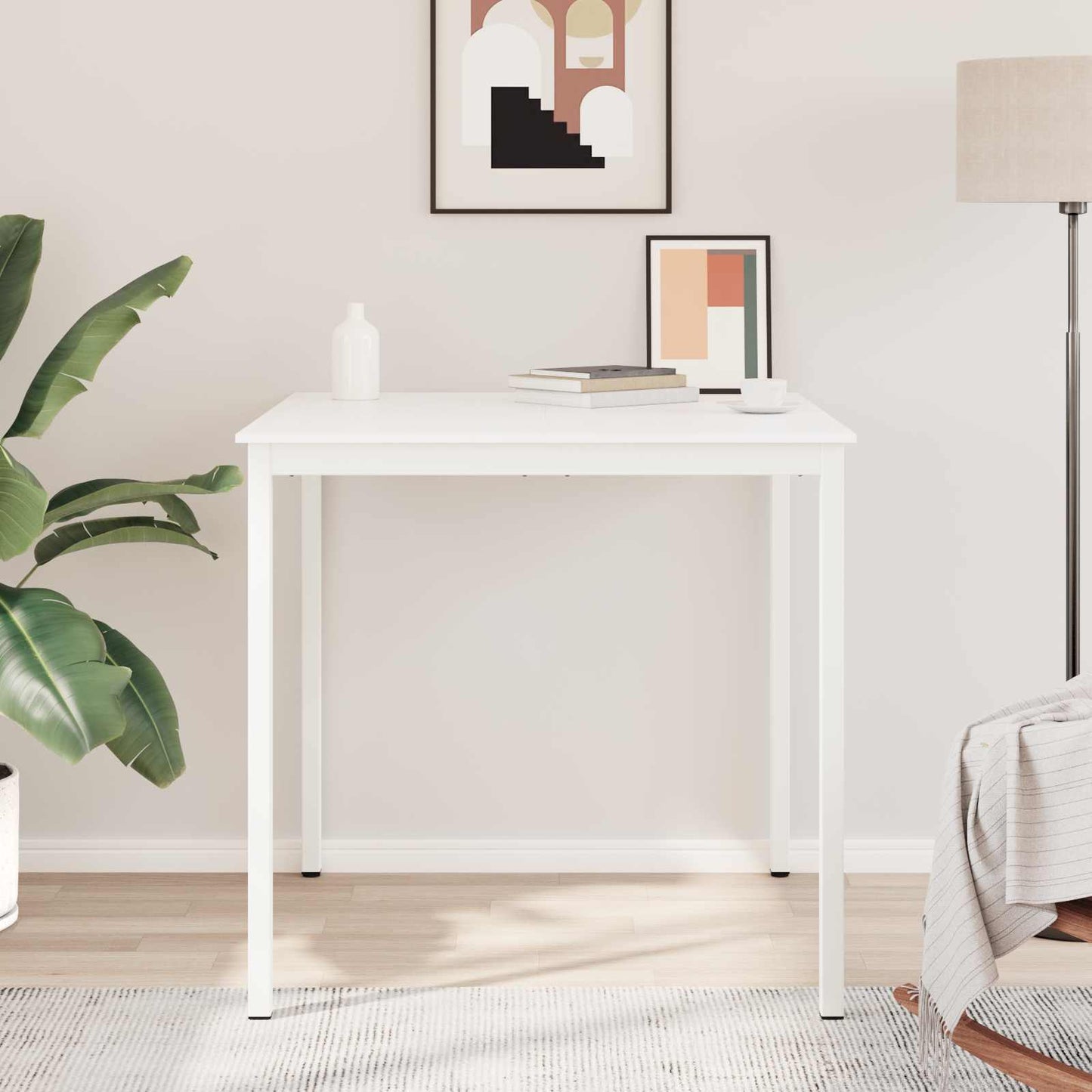 Bartafel Wit 110 x 55 x 105 cm Massief grenenhout is nu te koop bij PeponiXL, paradijselijk wonen!