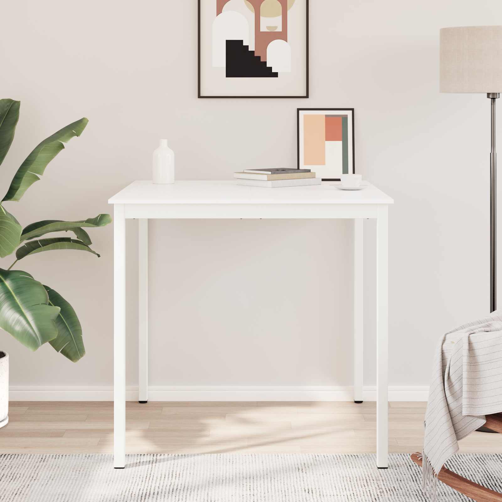 Bartafel Wit 110 x 55 x 105 cm Massief grenenhout is nu te koop bij PeponiXL, paradijselijk wonen!