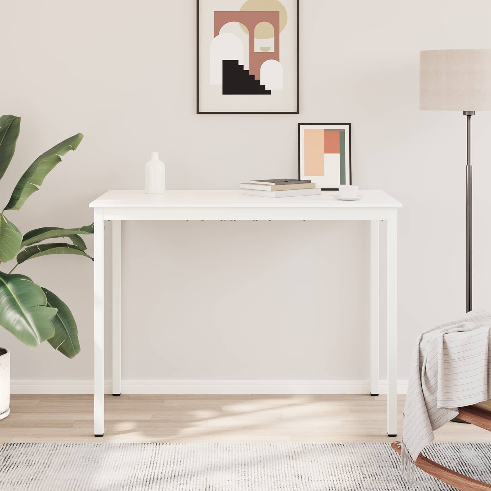 Bartafel Wit 110 x 55 x 105 cm Massief grenenhout is nu te koop bij PeponiXL, paradijselijk wonen!