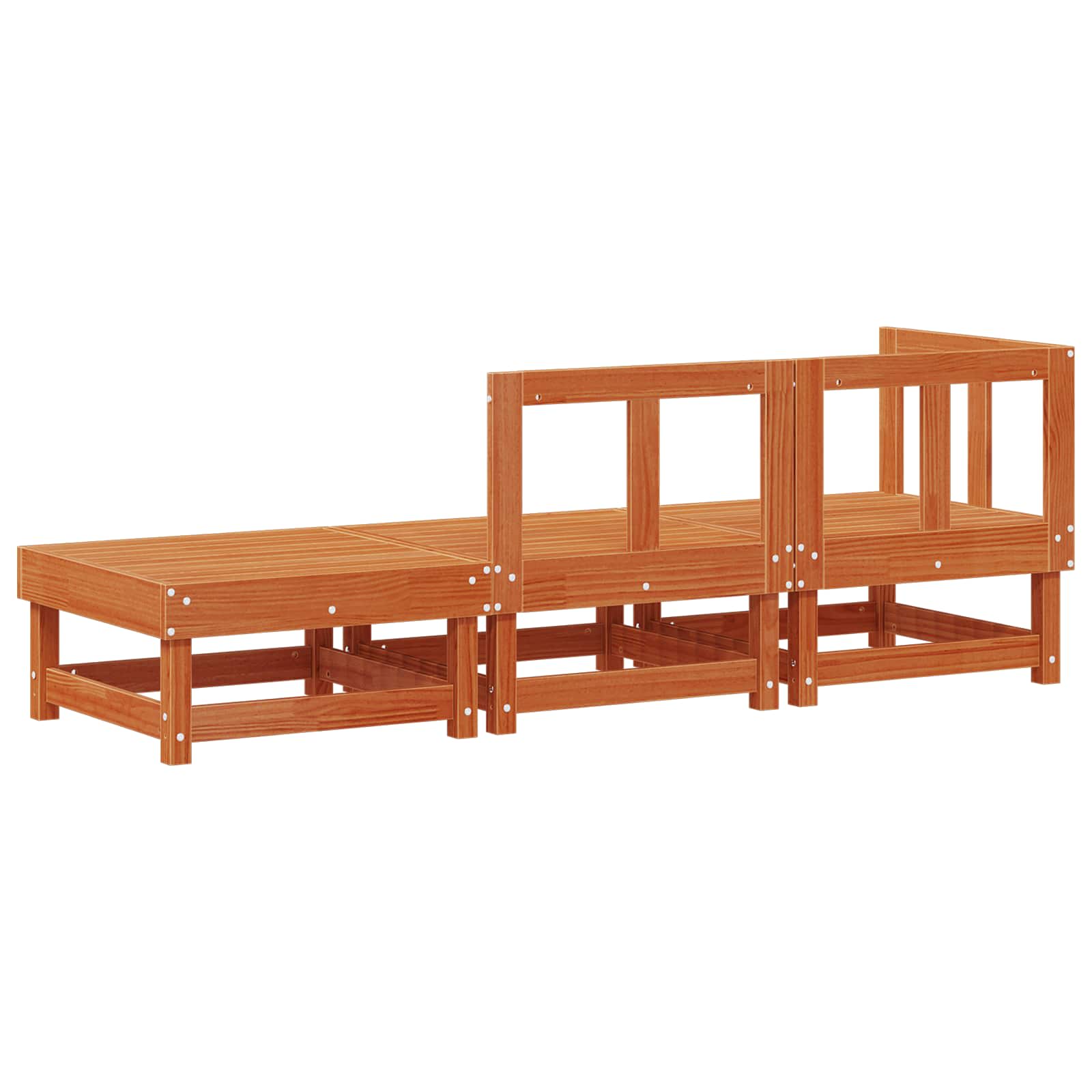 Sectie Sofa Eenheden Wasbruin 183 x 61 x 62 cm is nu te koop bij PeponiXL, paradijselijk wonen!