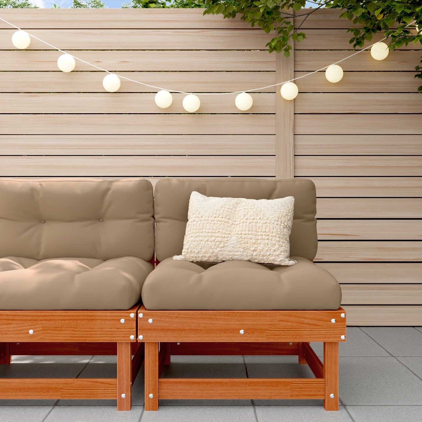 Tuin Midden Sofa Massief grenenhout Waskleur Bruin is nu te koop bij PeponiXL, paradijselijk wonen!