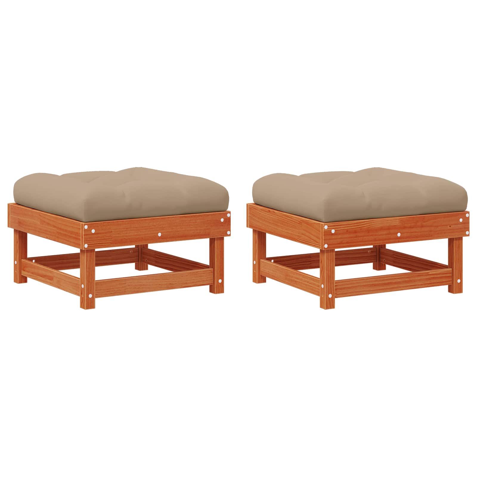 Tuinvoetsteun Massief grenenhout Waskleur Bruin is nu te koop bij PeponiXL, paradijselijk wonen!