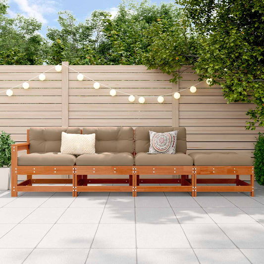 Sectie Sofa Eenheden Wasbruin 252 x 62 x 70,5 cm is nu te koop bij PeponiXL, paradijselijk wonen!