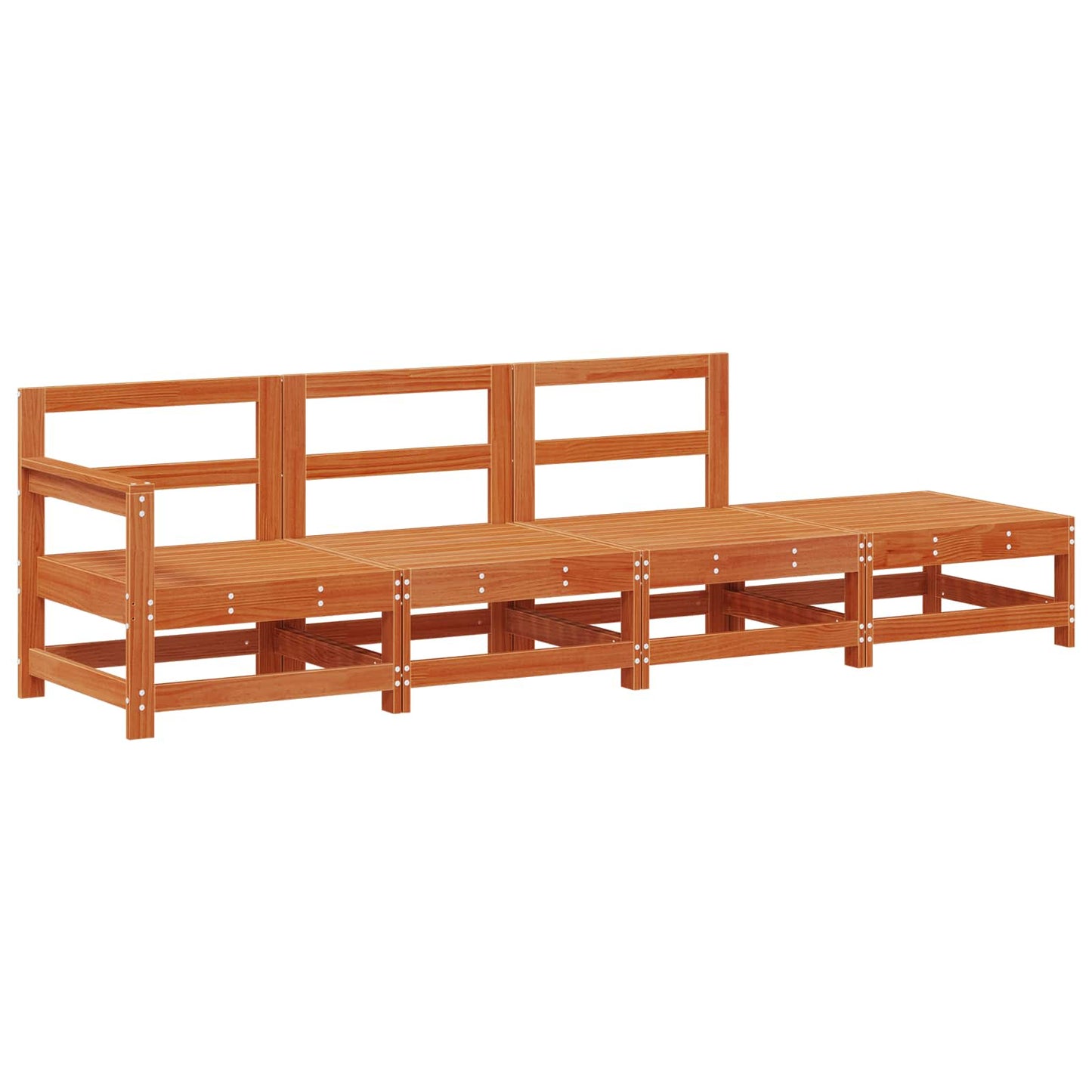 Sectie Sofa Eenheden Wasbruin 252 x 62 x 70,5 cm is nu te koop bij PeponiXL, paradijselijk wonen!