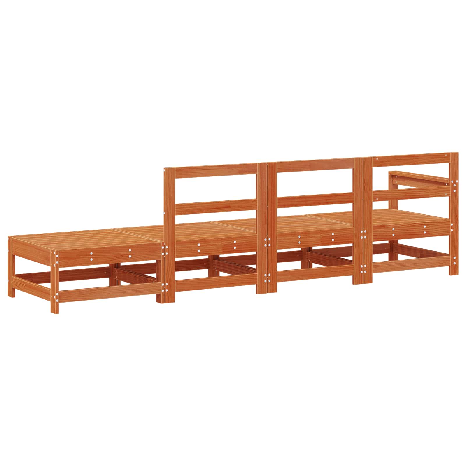 Sectie Sofa Eenheden Wasbruin 252 x 62 x 70,5 cm is nu te koop bij PeponiXL, paradijselijk wonen!