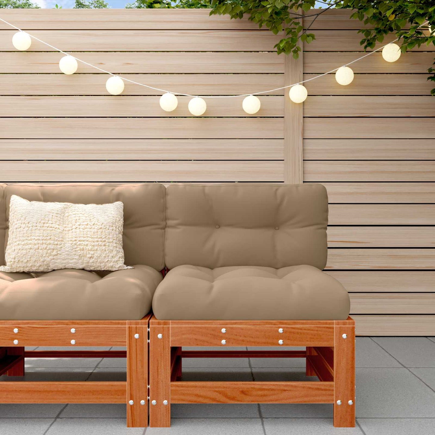 Tuin Midden Sofa Massief grenenhout Wasbruin is nu te koop bij PeponiXL, paradijselijk wonen!