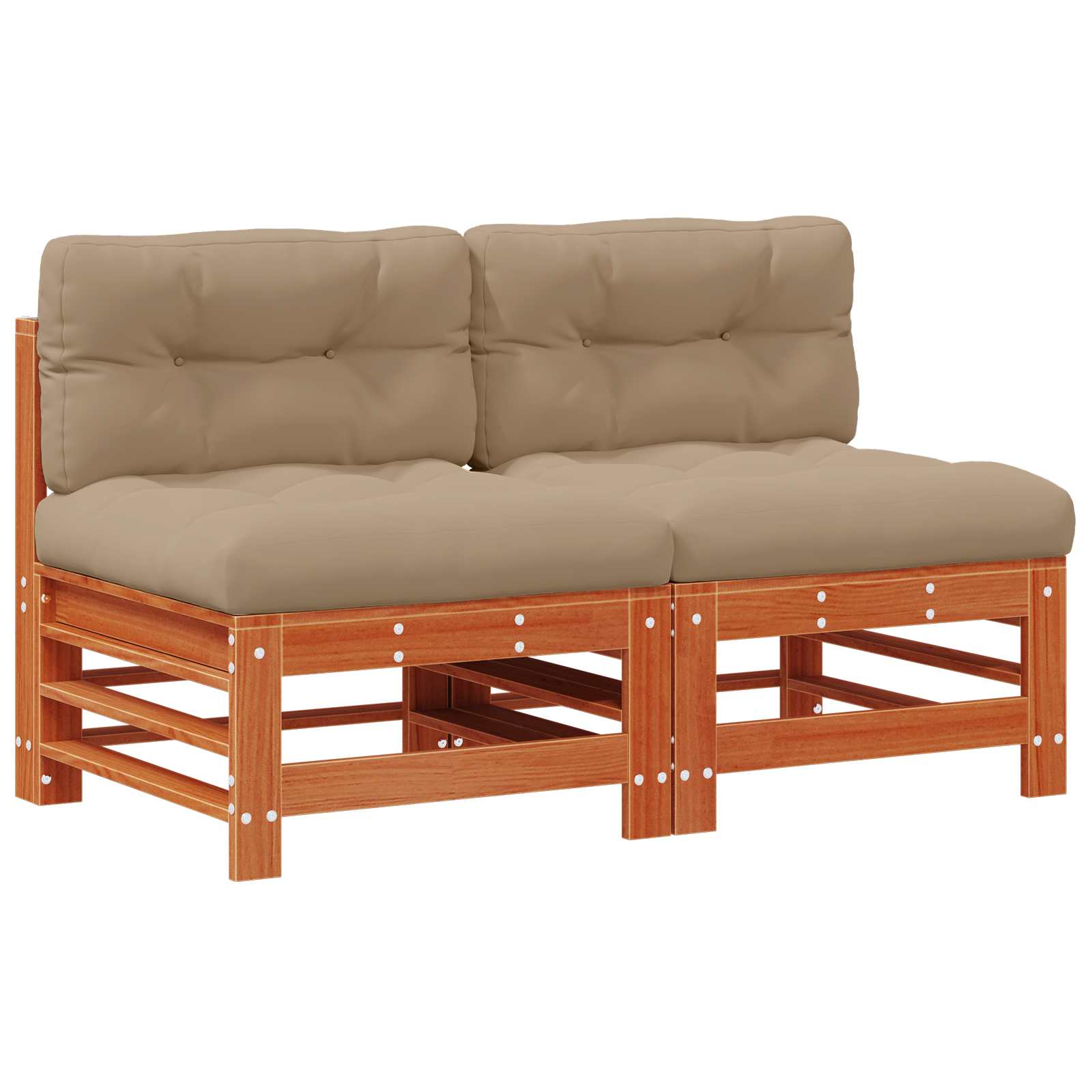 Tuin Midden Sofa Massief grenenhout Wasbruin is nu te koop bij PeponiXL, paradijselijk wonen!