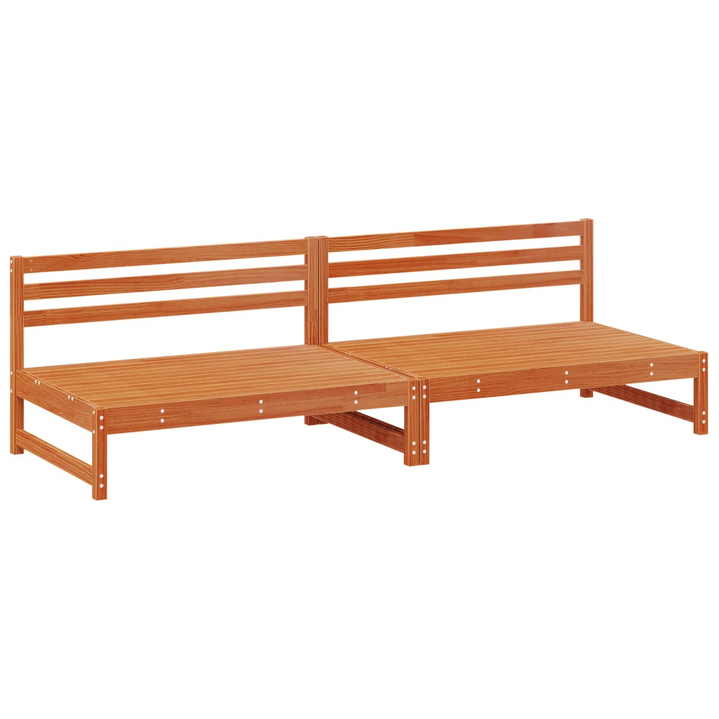 Tuin Midden Sofa Massief grenenhout Wasbruin 240 x 84 x 70 cm is nu te koop bij PeponiXL, paradijselijk wonen!