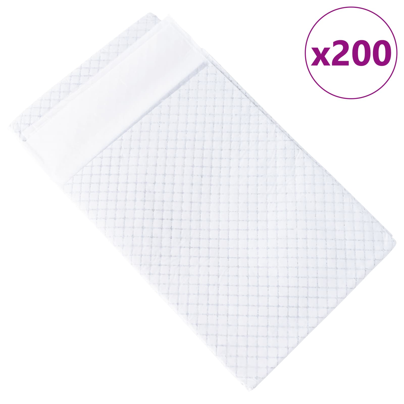 Niet-geweven stof huisdier trainingspad 200 pcs 120 x 80 cm is nu te koop bij PeponiXL, paradijselijk wonen!
