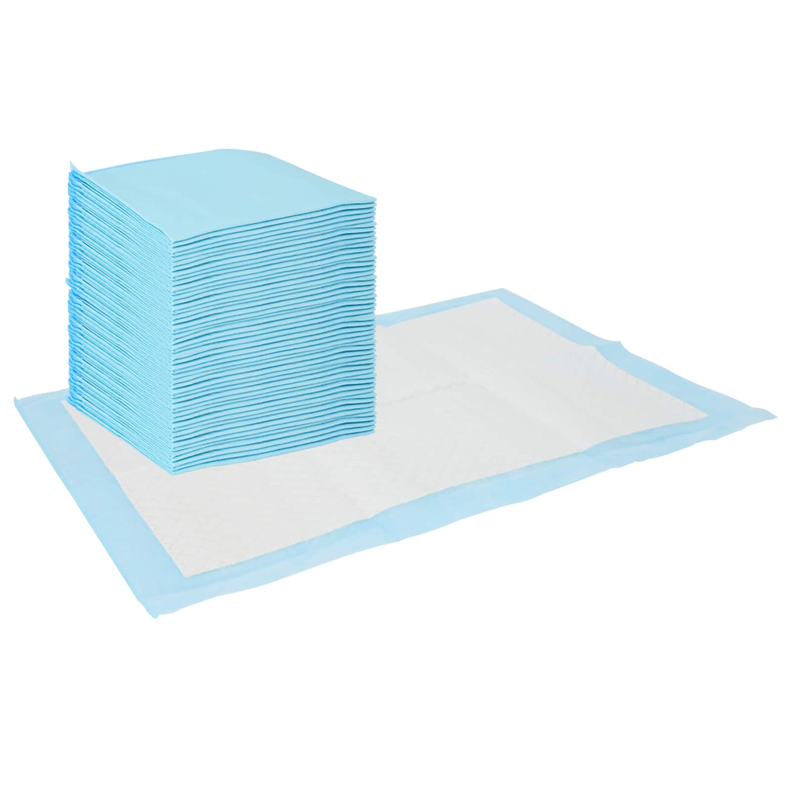 Niet-geweven stof huisdier trainingspad 50 pcs Blauw en Wit is nu te koop bij PeponiXL, paradijselijk wonen!