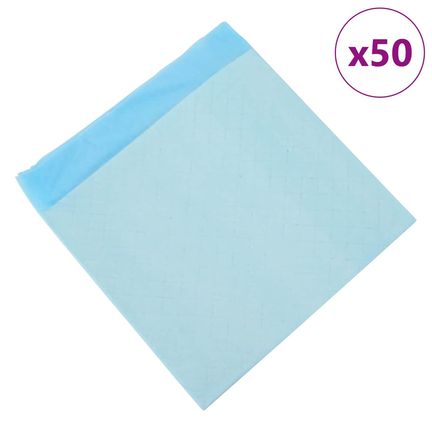 Niet-geweven stof huisdier trainingspad 50 pcs Blauw en Wit is nu te koop bij PeponiXL, paradijselijk wonen!