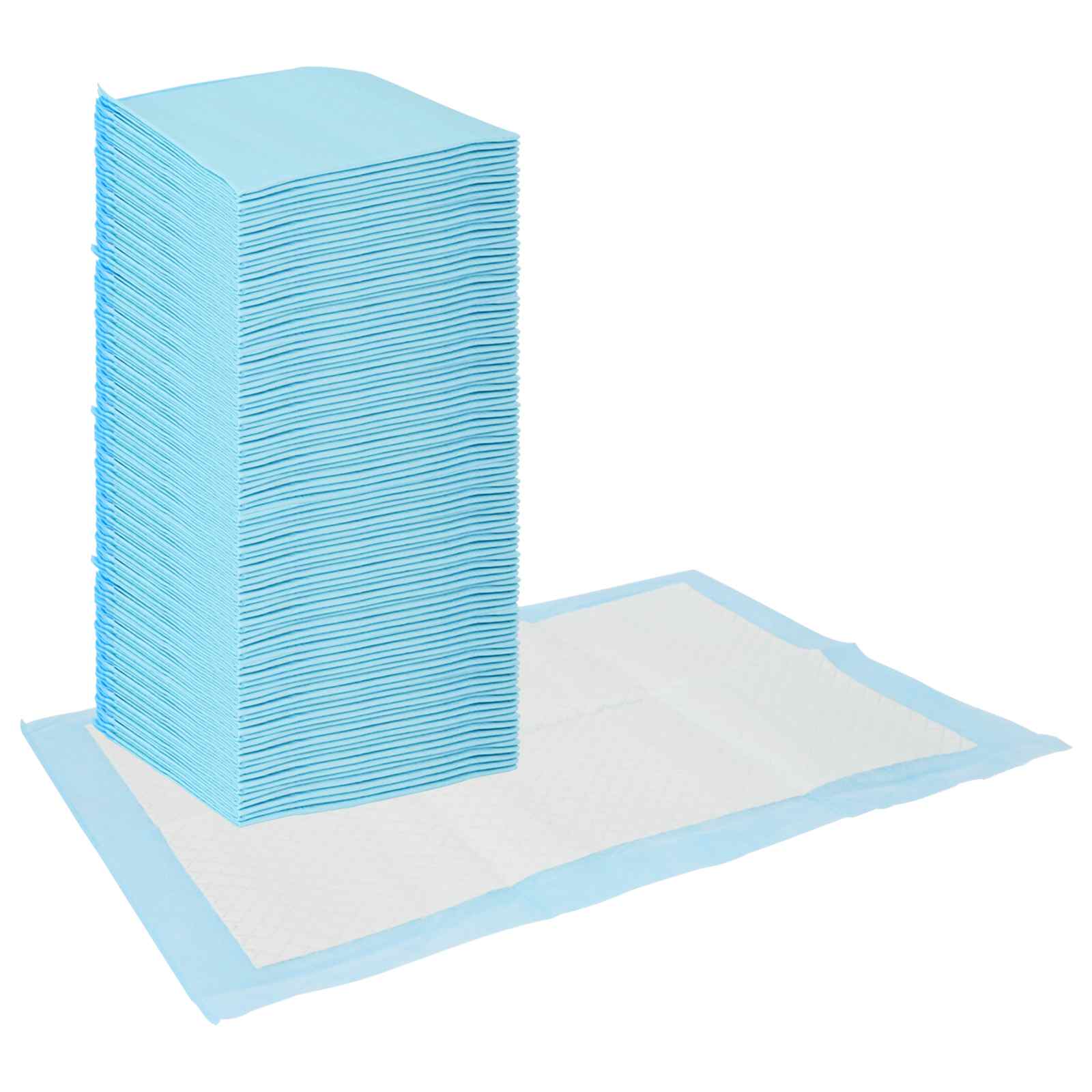 Niet-geweven stof huisdier trainingspad 100 pcs Blauw en Wit is nu te koop bij PeponiXL, paradijselijk wonen!
