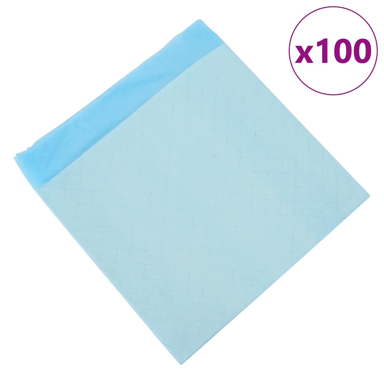 Niet-geweven stof huisdier trainingspad 100 pcs Blauw en Wit is nu te koop bij PeponiXL, paradijselijk wonen!