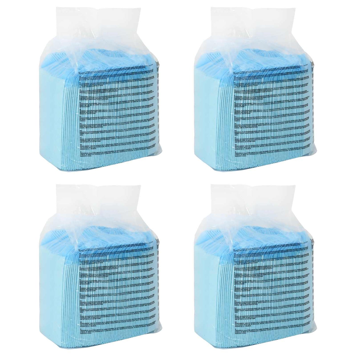 Niet-geweven stof huisdier trainingspad 200 pcs Blauw en Wit is nu te koop bij PeponiXL, paradijselijk wonen!