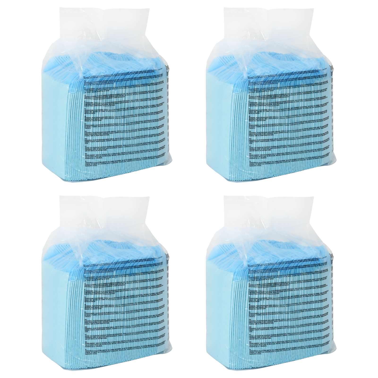 Niet-geweven stof huisdier trainingspad 200 pcs Blauw en Wit is nu te koop bij PeponiXL, paradijselijk wonen!