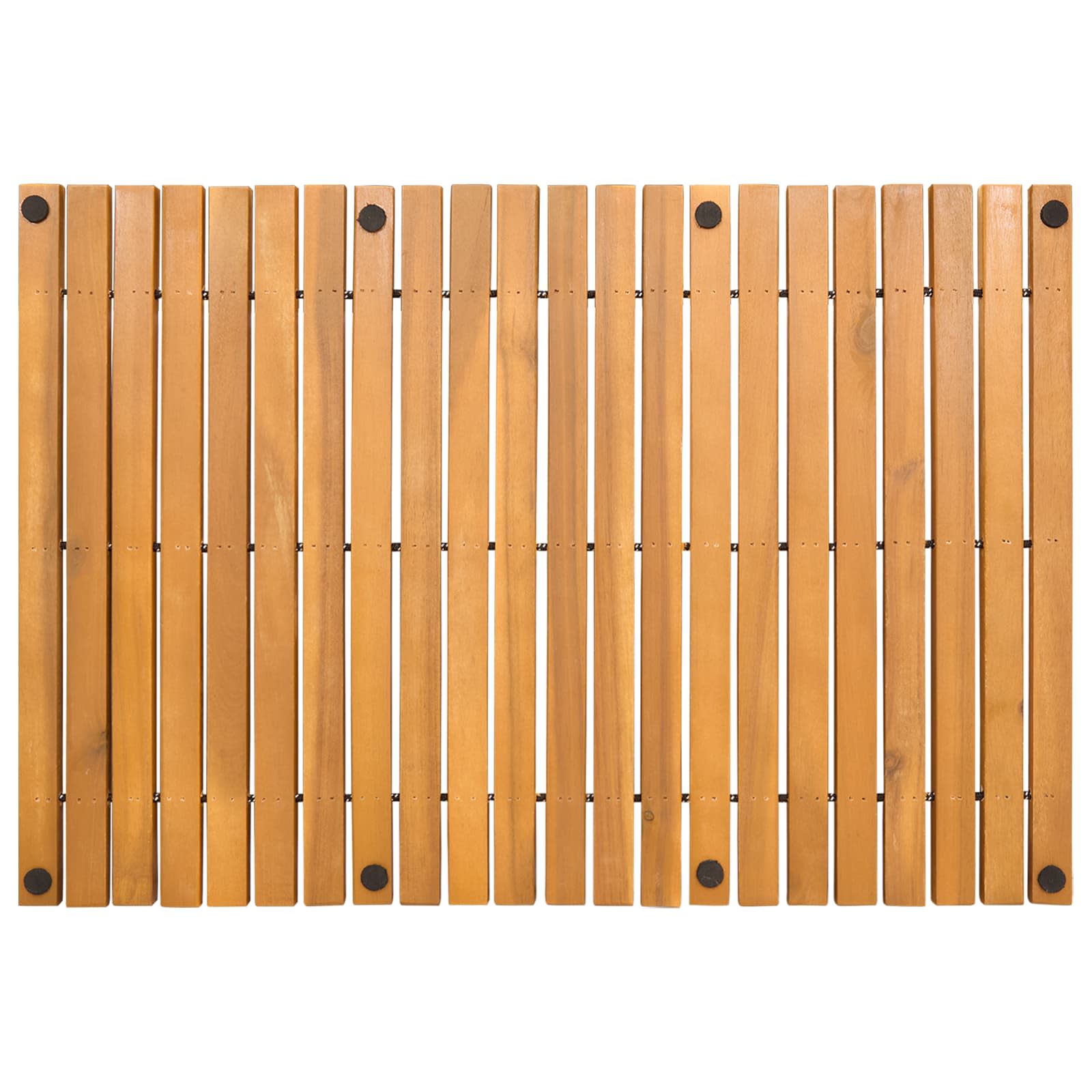 Badmat Bruin 60 x 40 cm Massief Acaciahout is nu te koop bij PeponiXL, paradijselijk wonen!