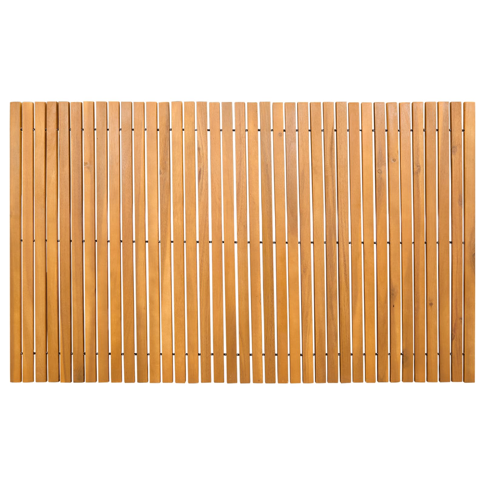 Badmat Bruin 100 x 60 cm Massief Acaciahout is nu te koop bij PeponiXL, paradijselijk wonen!