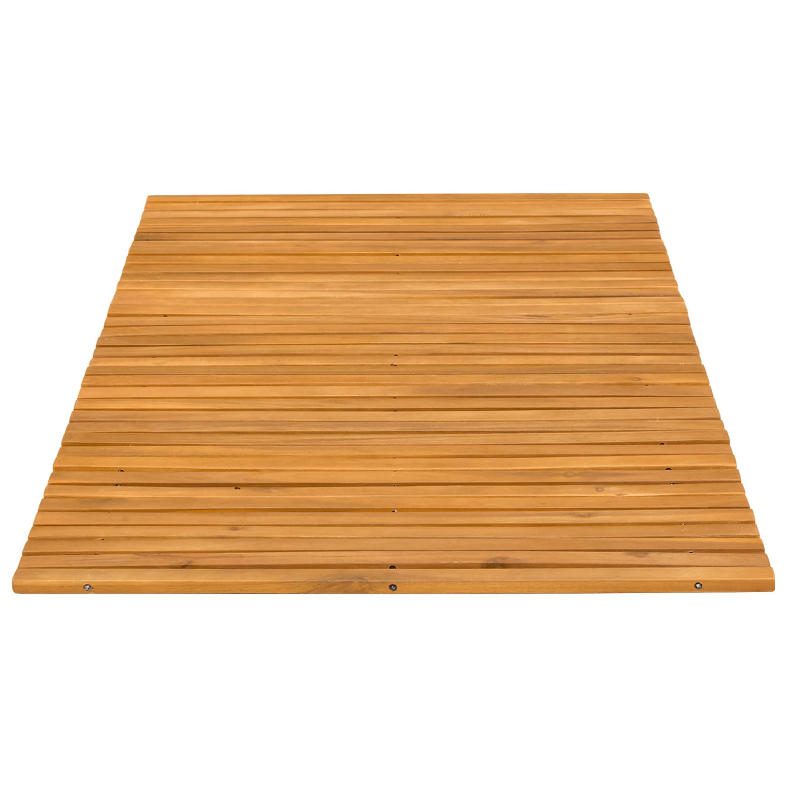 Badmat Bruin 100 x 60 cm Massief Acaciahout is nu te koop bij PeponiXL, paradijselijk wonen!