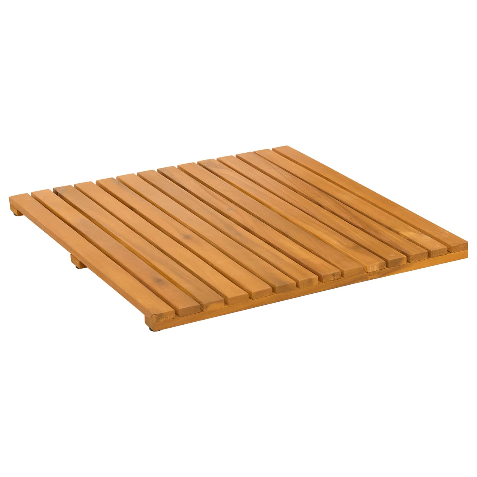 Badmat Effen Bruin 50 x 50 cm Hout is nu te koop bij PeponiXL, paradijselijk wonen!
