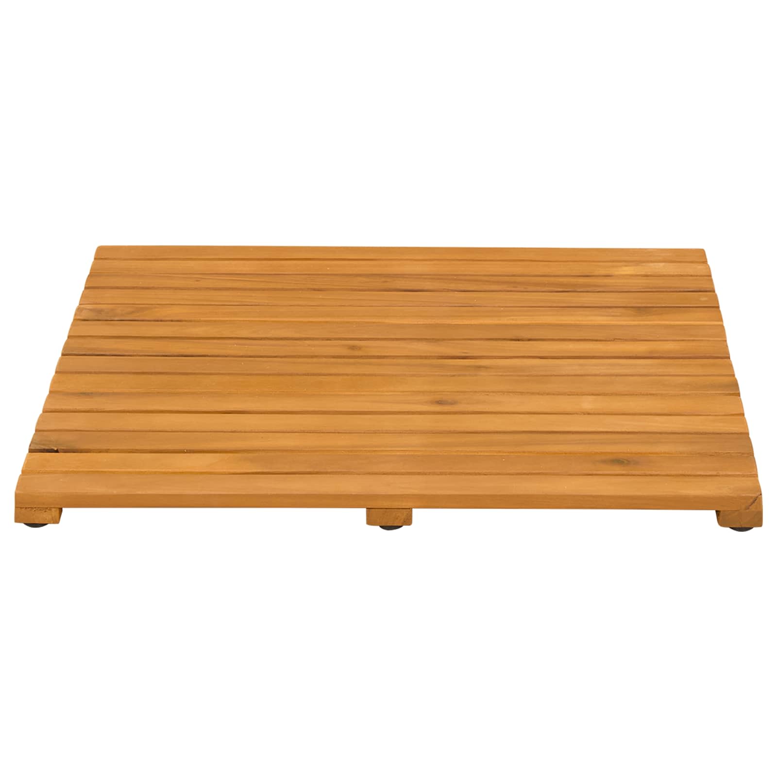 Badmat Effen Bruin 50 x 50 cm Hout is nu te koop bij PeponiXL, paradijselijk wonen!
