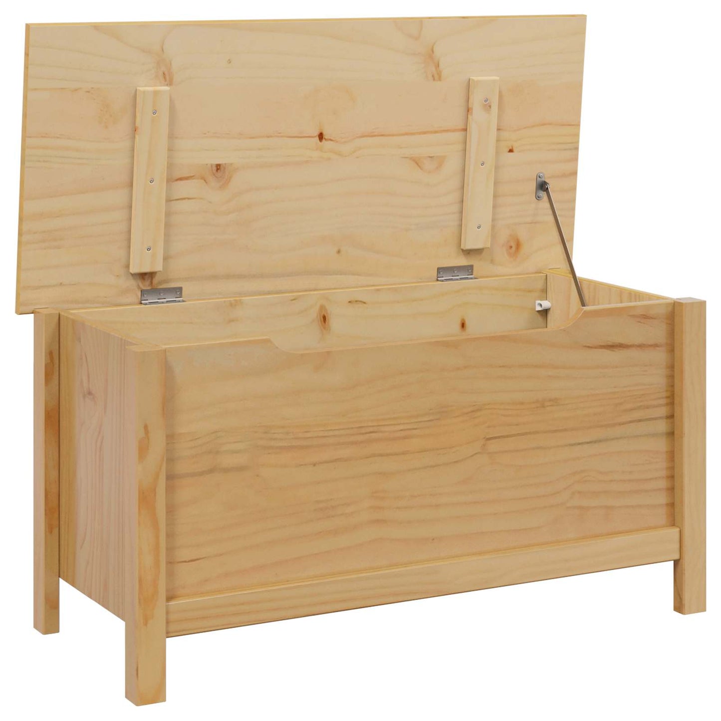 Opbergbox Honingbruin 90 x 40 x 45 cm Massief Vurenhout is nu te koop bij PeponiXL, paradijselijk wonen!