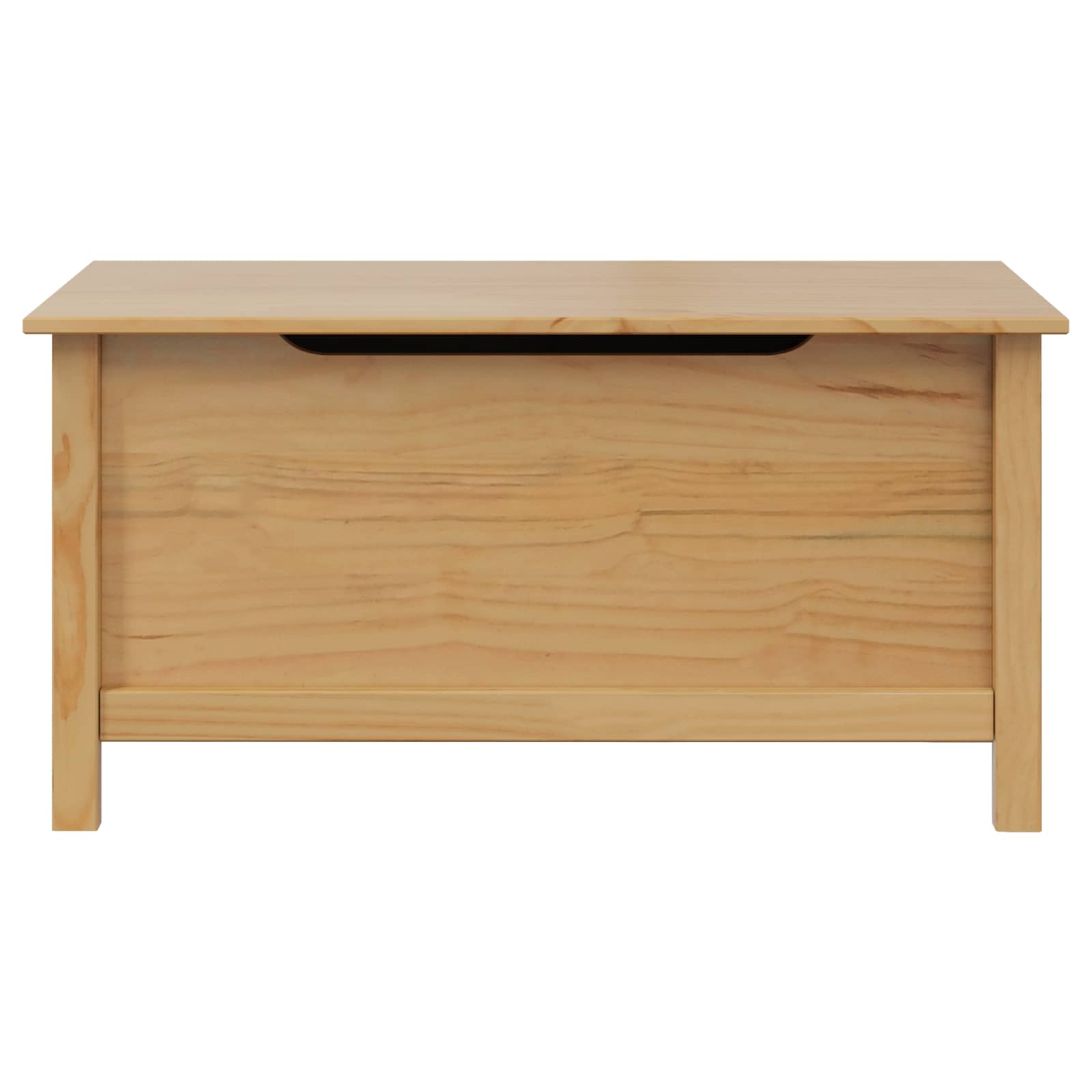 Opbergbox Honingbruin 90 x 40 x 45 cm Massief Vurenhout is nu te koop bij PeponiXL, paradijselijk wonen!