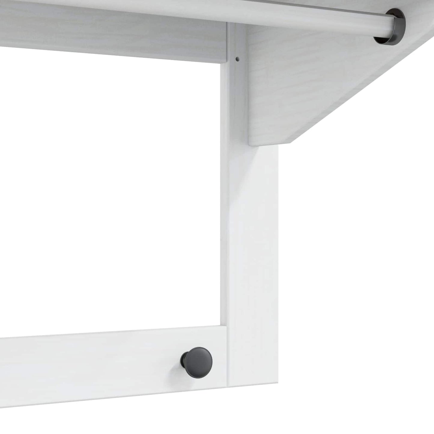 Kapstok Wit en honingbruin 90 x 35 x 41.5 cm Massief Vurenhout is nu te koop bij PeponiXL, paradijselijk wonen!