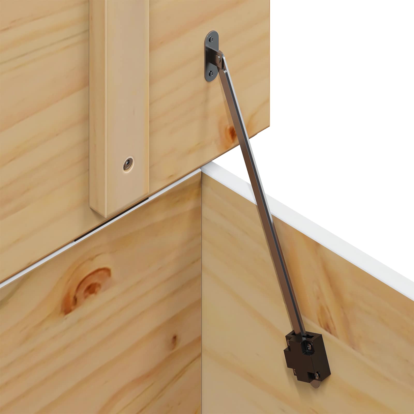 Salontafel met lade Wit en honingbruin 79.5 x 79.5 x 49 cm is nu te koop bij PeponiXL, paradijselijk wonen!