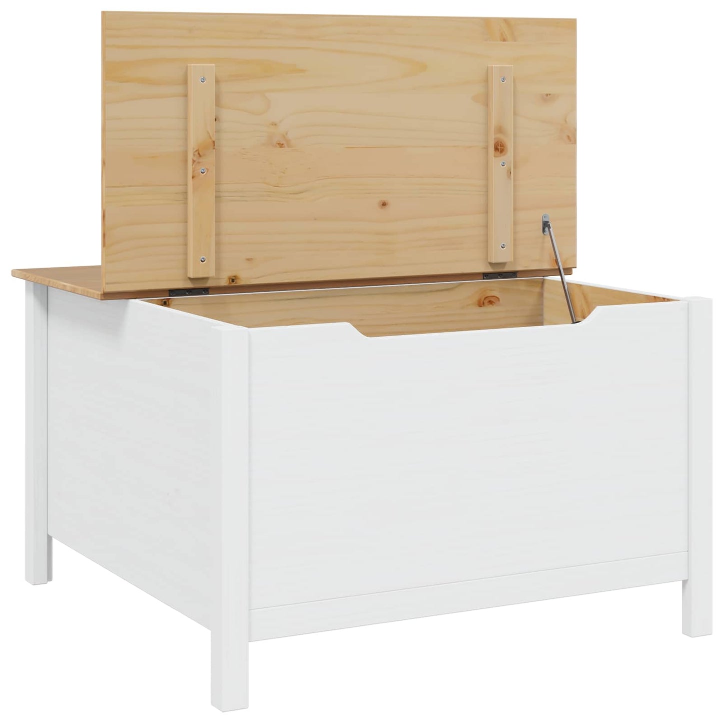 Salontafel met lade Wit en honingbruin 79.5 x 79.5 x 49 cm is nu te koop bij PeponiXL, paradijselijk wonen!