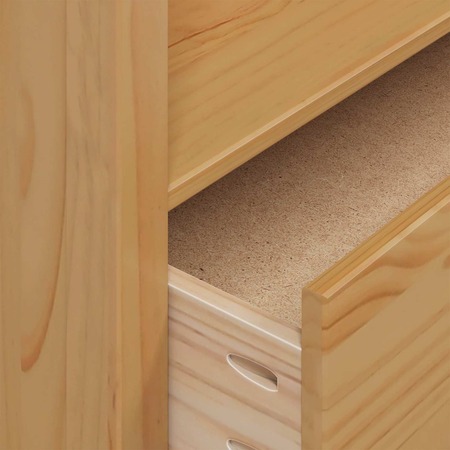 Kledingkast Honingbruin 84 x 50 x 170 cm Massief Vurenhout is nu te koop bij PeponiXL, paradijselijk wonen!