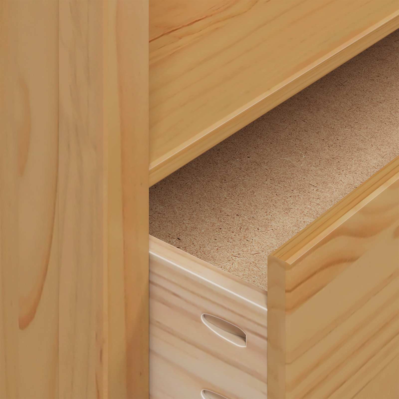 Kledingkast Honingbruin 84 x 50 x 170 cm Massief Vurenhout is nu te koop bij PeponiXL, paradijselijk wonen!