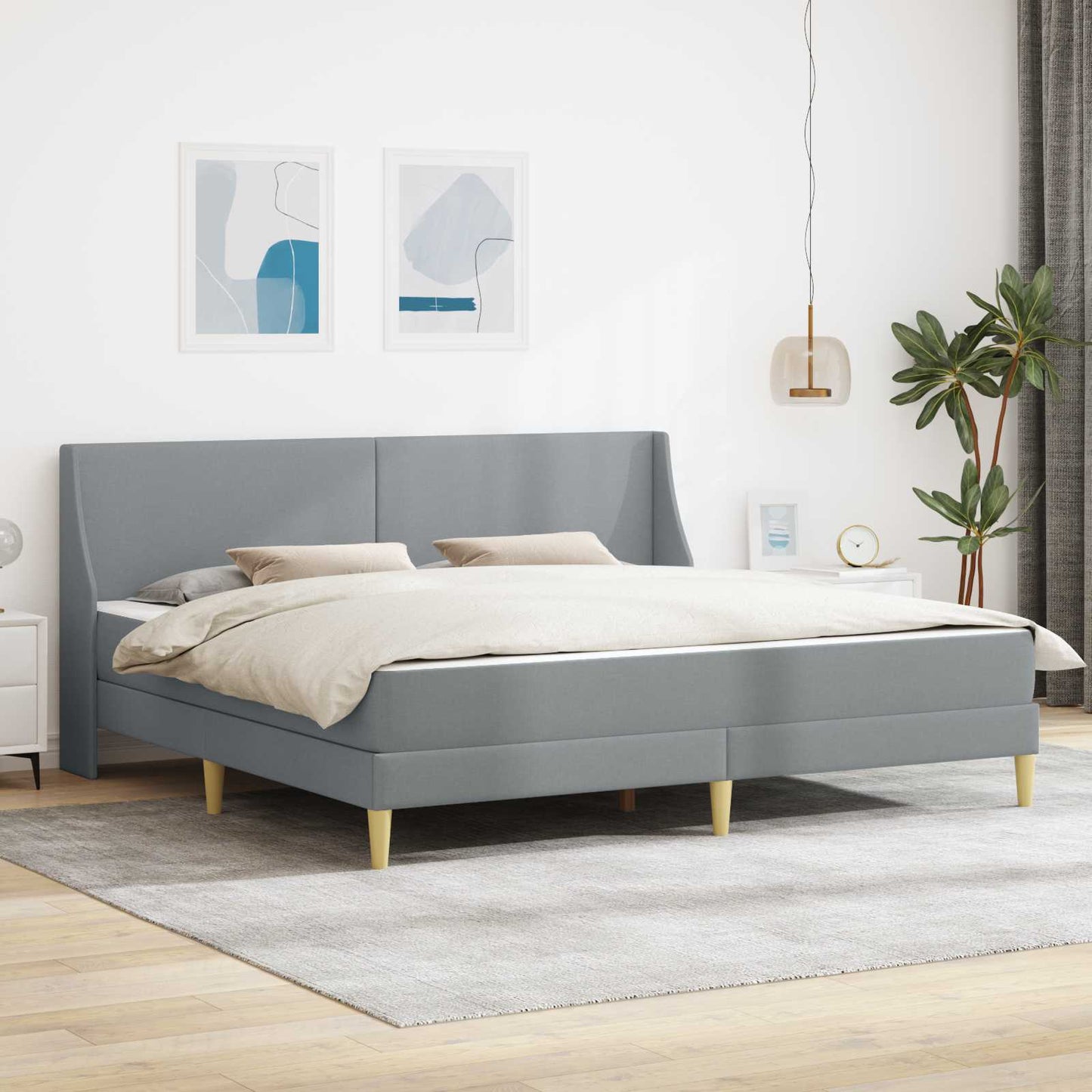 Bedframe met matras met hoofdeinde Polyester is nu te koop bij PeponiXL, paradijselijk wonen!