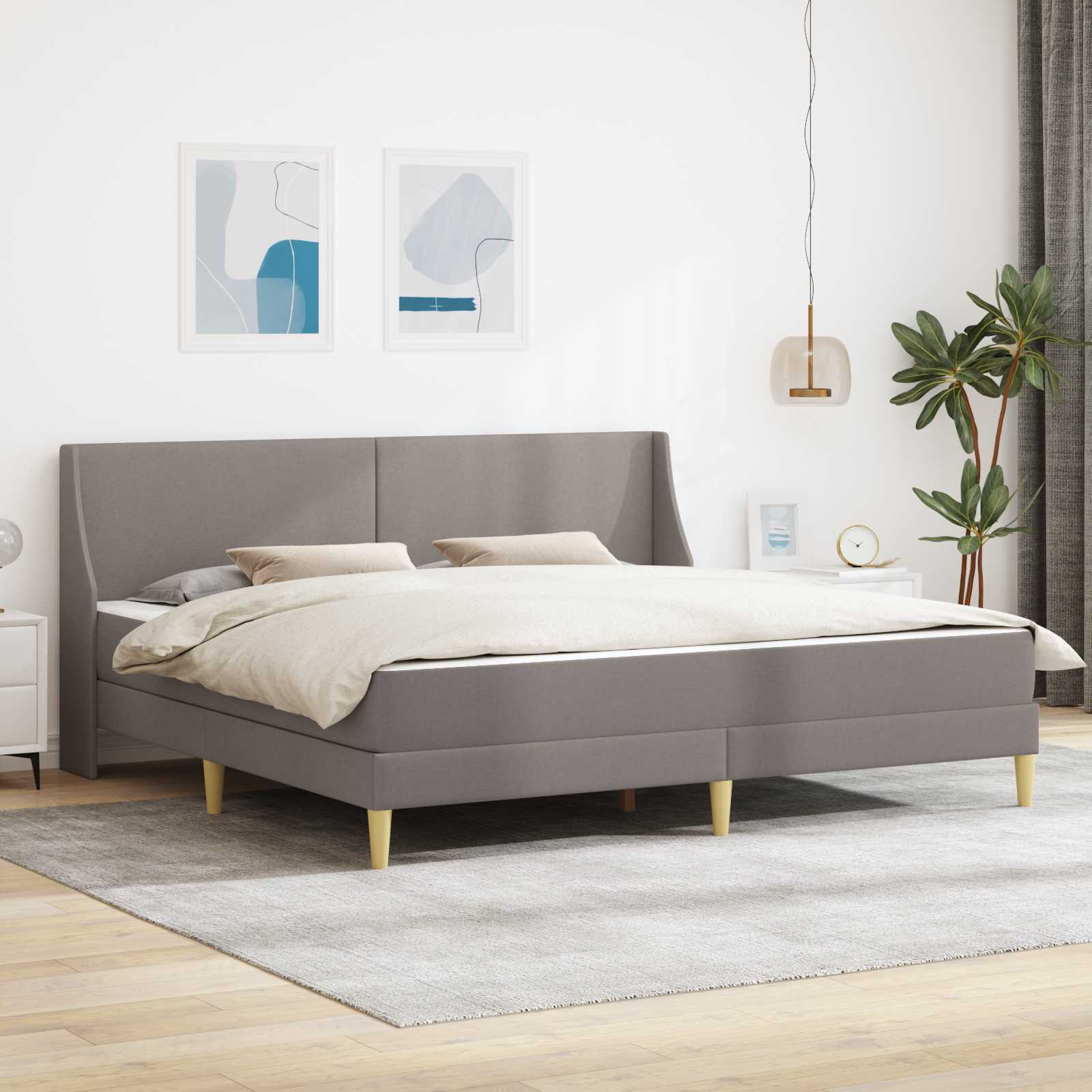 Bedframe met matras met hoofdeinde Polyester is nu te koop bij PeponiXL, paradijselijk wonen!
