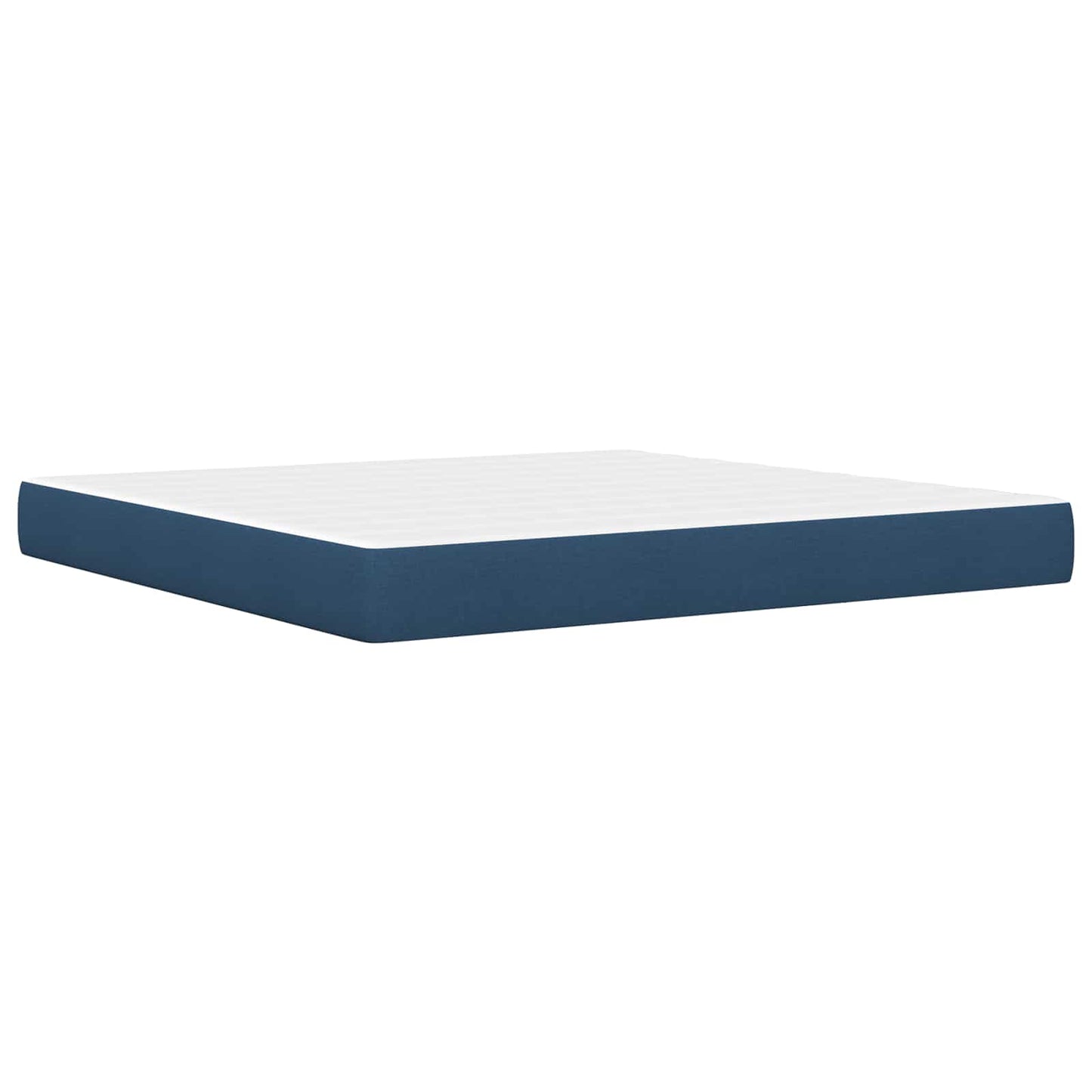 Bedframe met matras met hoofdeinde Blauw 180 x 200 cm Polyester is nu te koop bij PeponiXL, paradijselijk wonen!