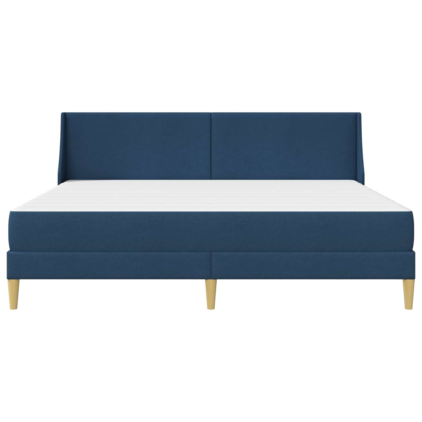 Bedframe met matras met hoofdeinde Blauw 180 x 200 cm Polyester is nu te koop bij PeponiXL, paradijselijk wonen!