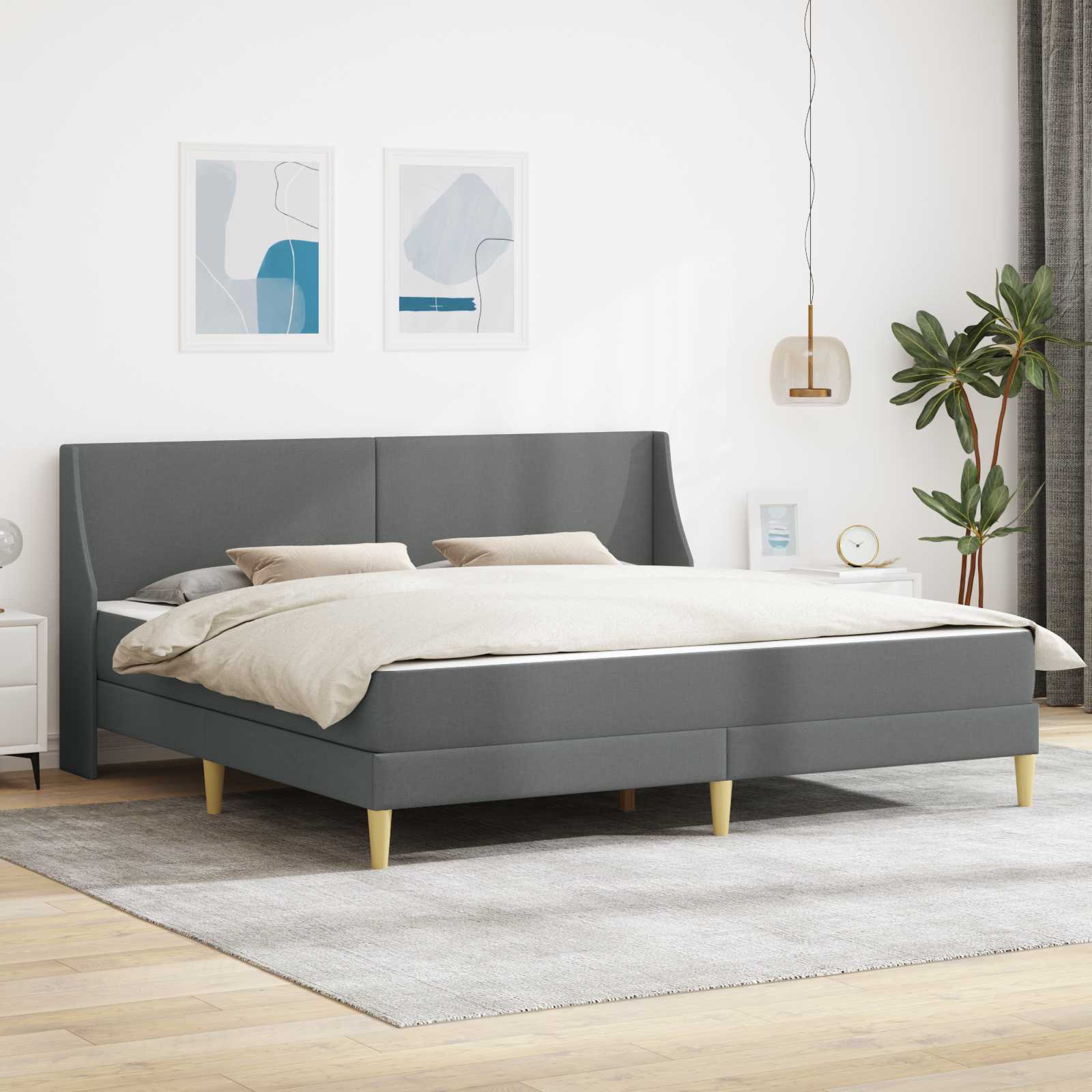 Bedframe met matras met hoofdeinde Polyester is nu te koop bij PeponiXL, paradijselijk wonen!