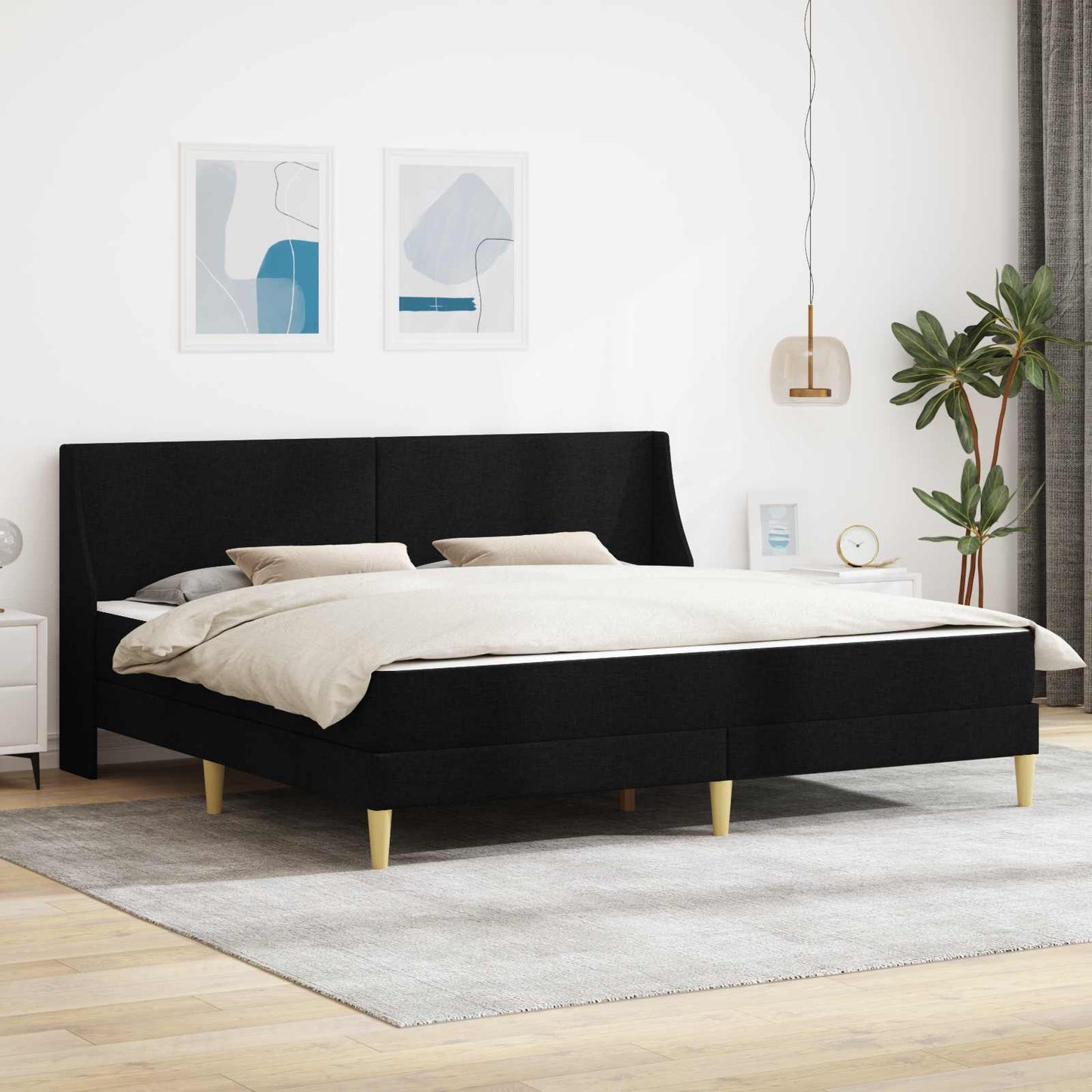 Bedframe met matras met hoofdeinde Polyester is nu te koop bij PeponiXL, paradijselijk wonen!