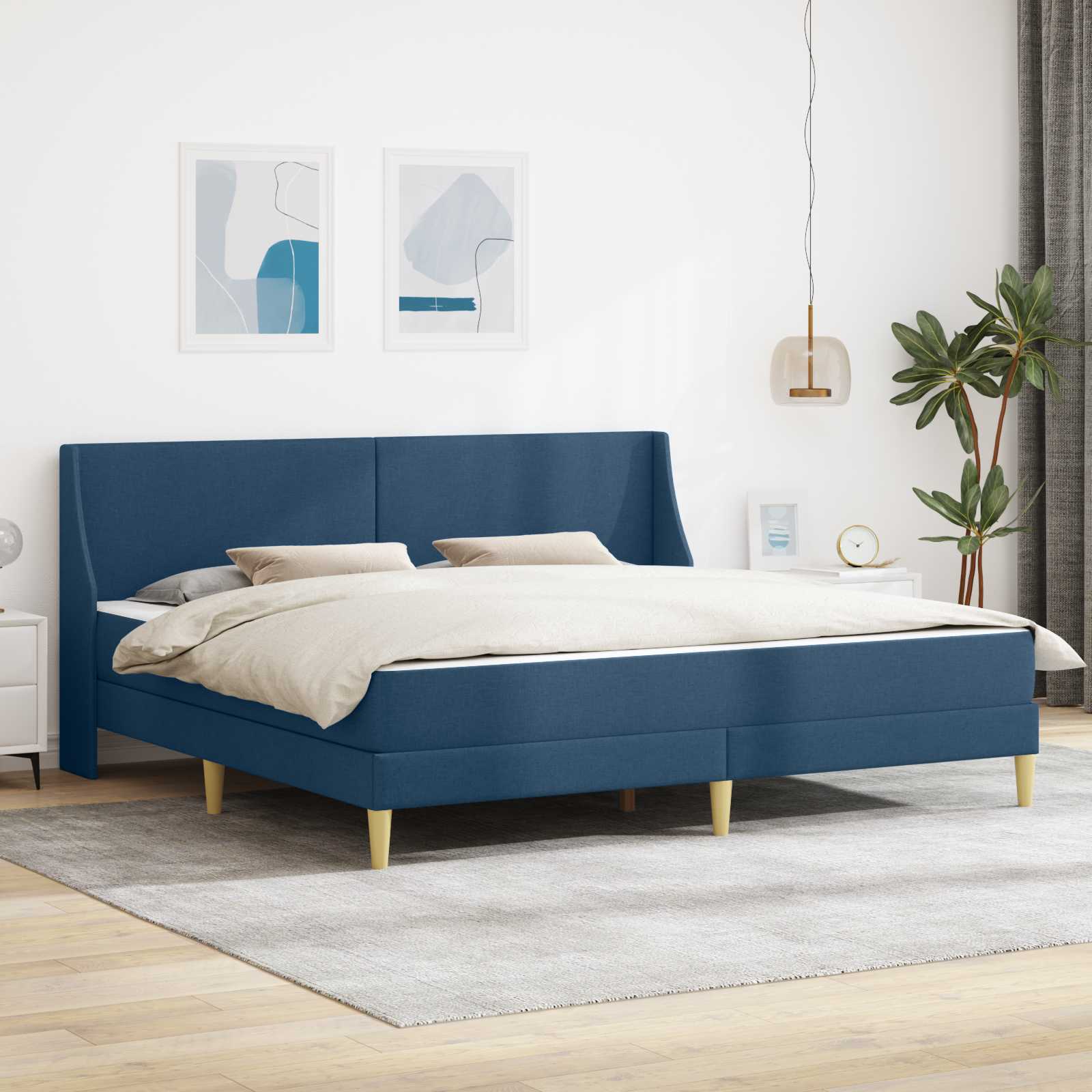 Bedframe met matras met hoofdeinde Polyester is nu te koop bij PeponiXL, paradijselijk wonen!