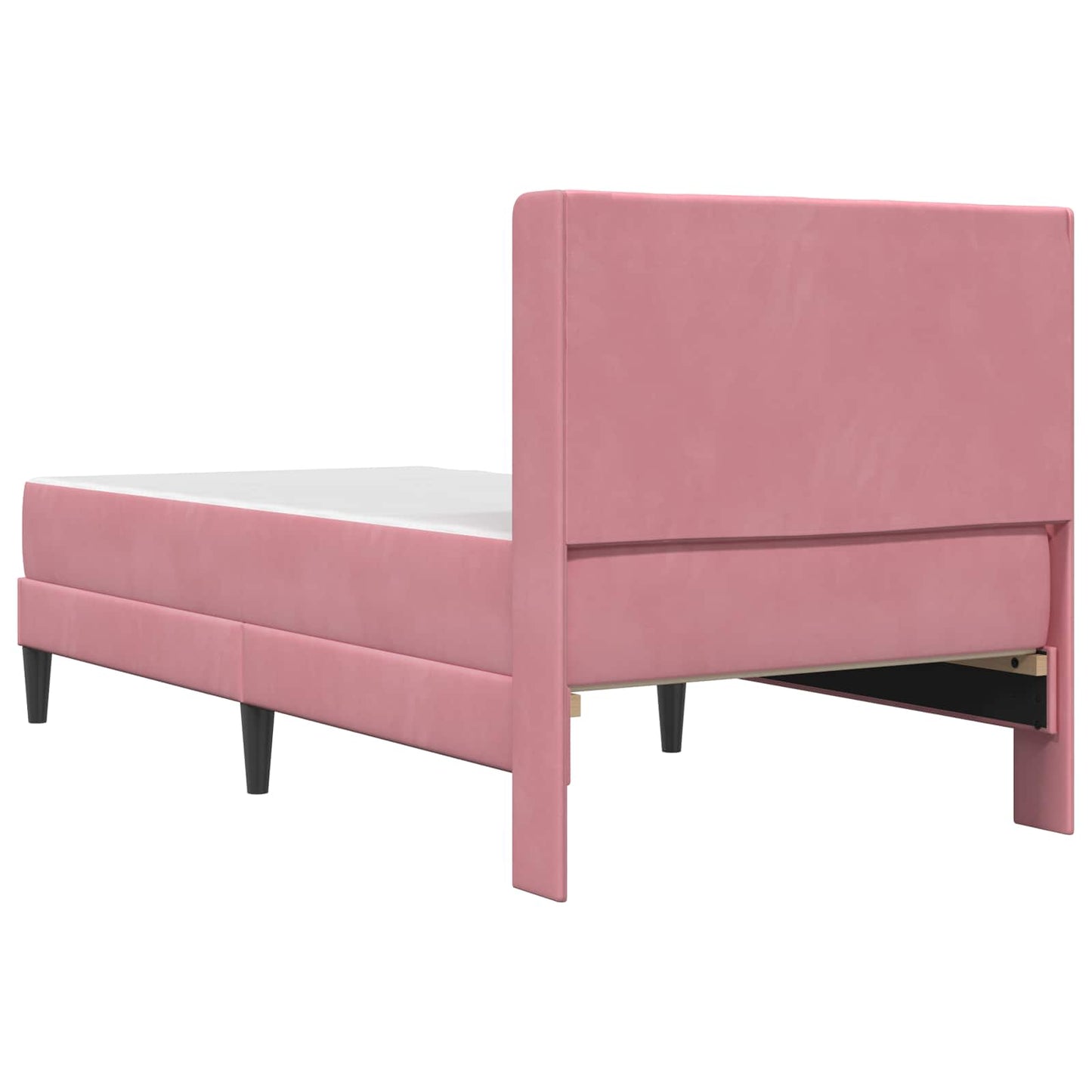 Bedframe met matras Roze 80 x 200 cm Fluweel is nu te koop bij PeponiXL, paradijselijk wonen!