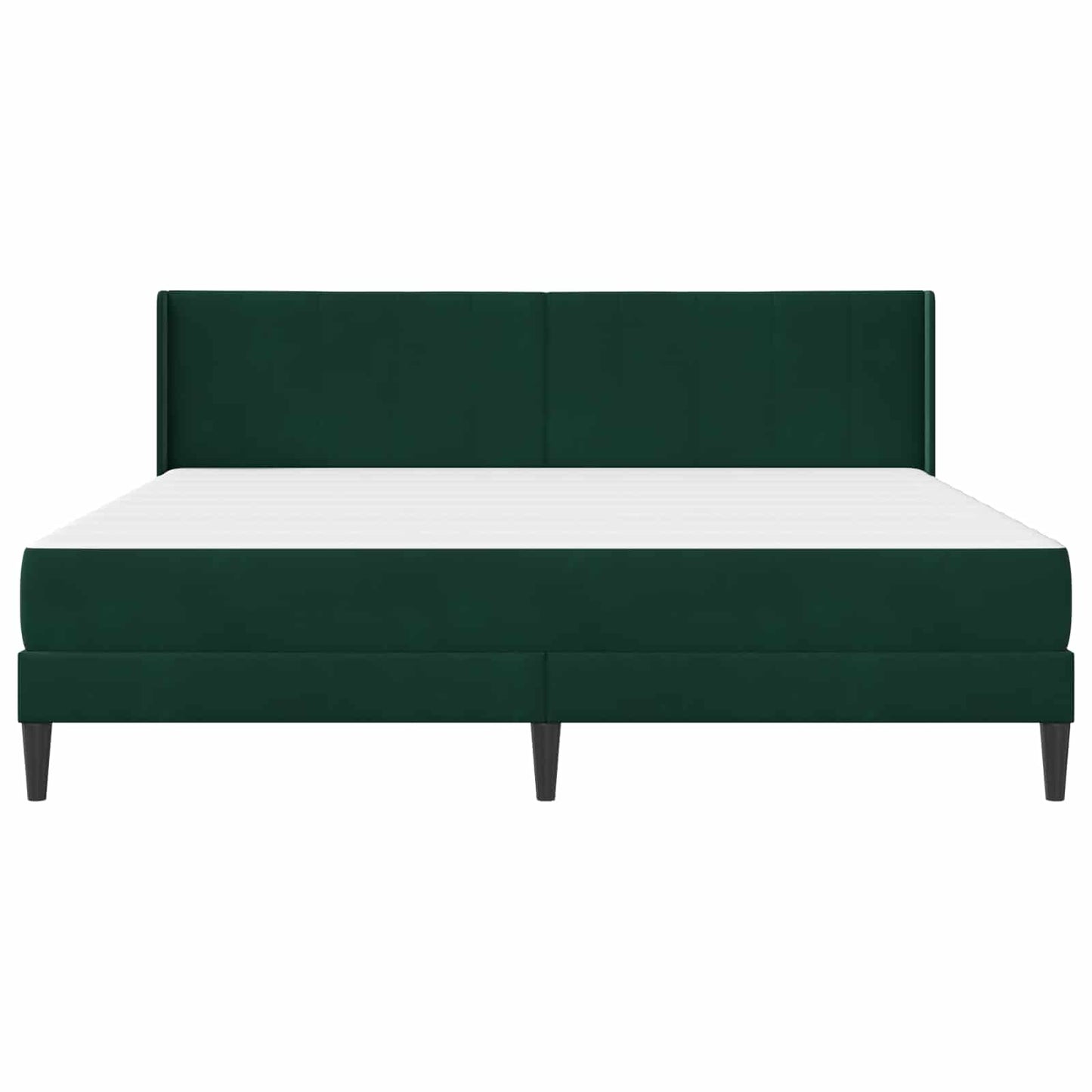 Bedframe met matras Donkergroen 180 x 200 cm Fluweel is nu te koop bij PeponiXL, paradijselijk wonen!