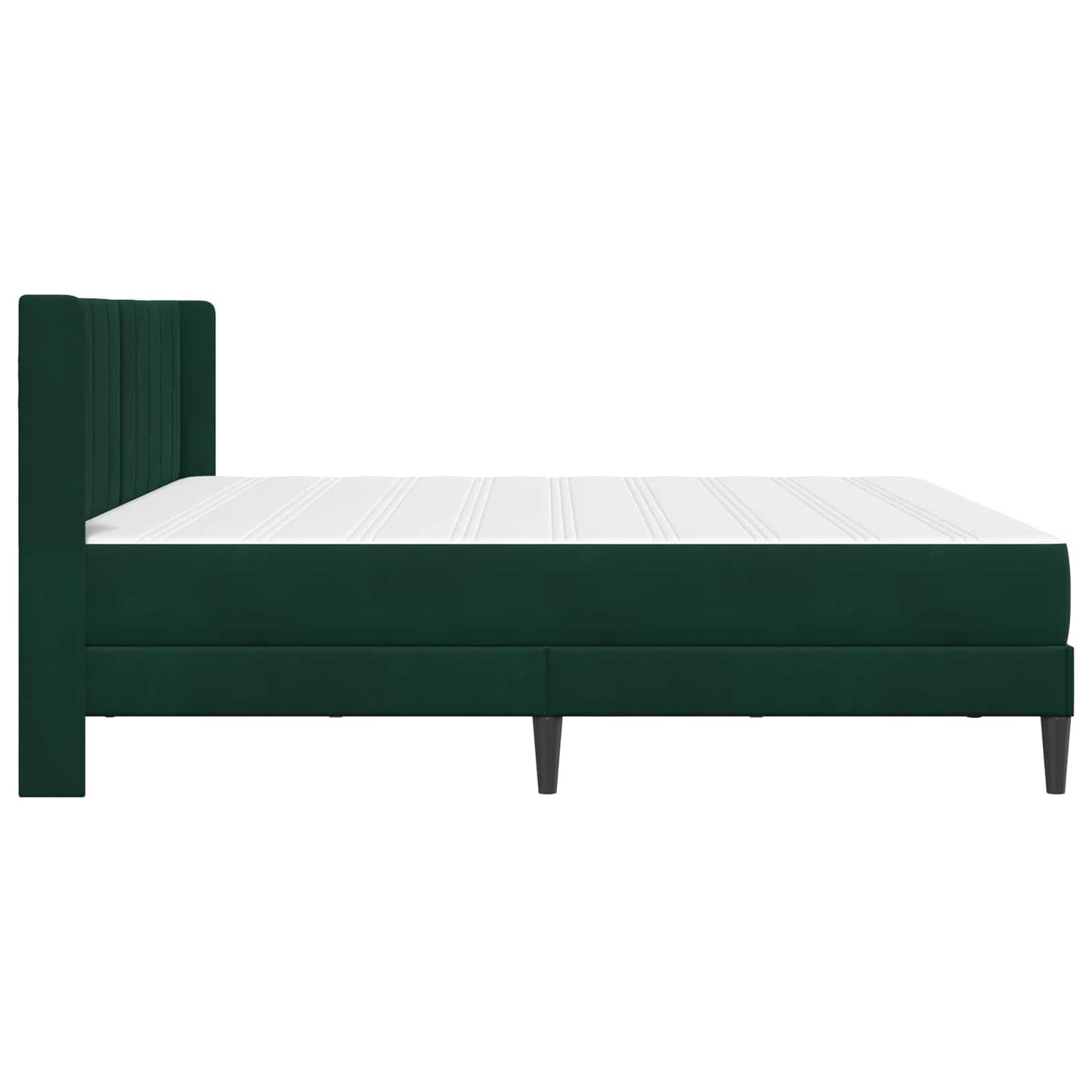 Bedframe met matras Donkergroen 180 x 200 cm Fluweel is nu te koop bij PeponiXL, paradijselijk wonen!