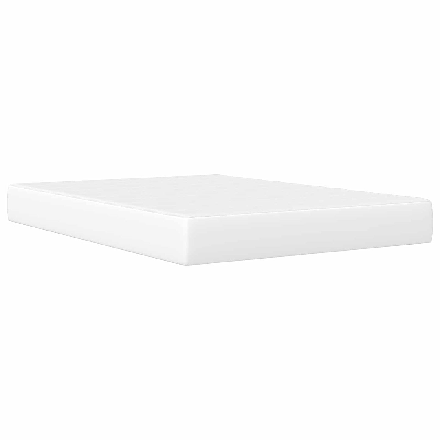 Bedframe met matras Wit 140 x 190 cm Kunstleer is nu te koop bij PeponiXL, paradijselijk wonen!