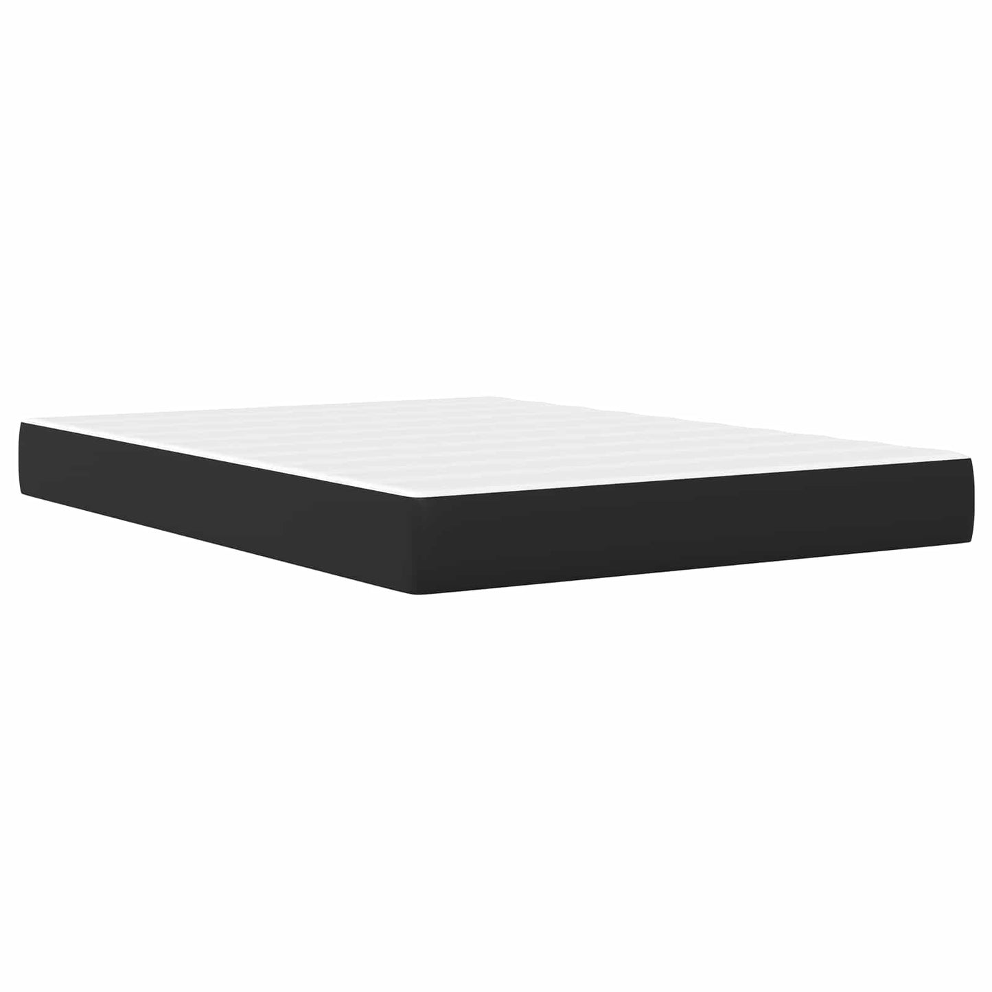 Bedframe met matras Zwart 140 x 200 cm Kunstleer is nu te koop bij PeponiXL, paradijselijk wonen!