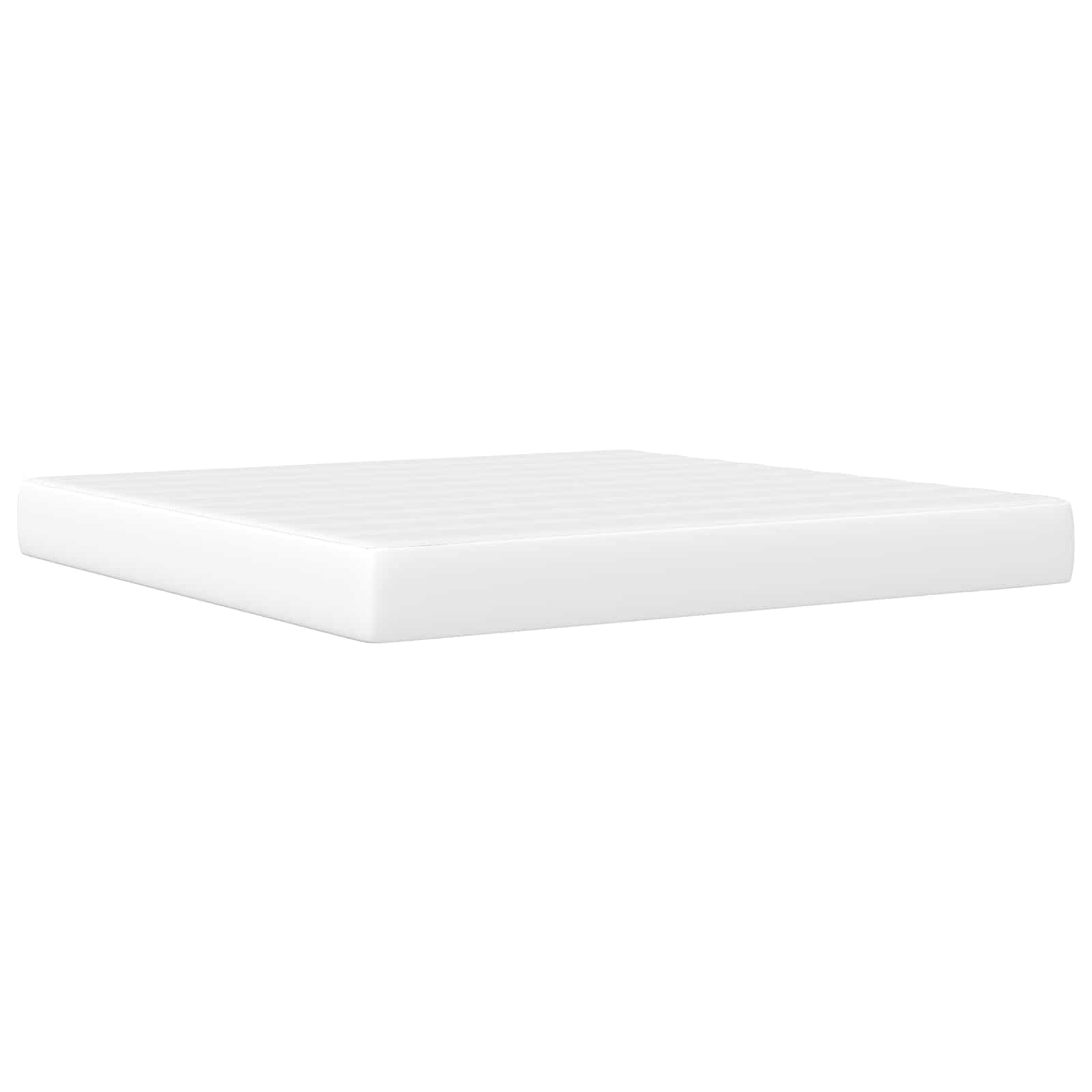 Bedframe met matras Wit 180 x 200 cm Kunstleer is nu te koop bij PeponiXL, paradijselijk wonen!