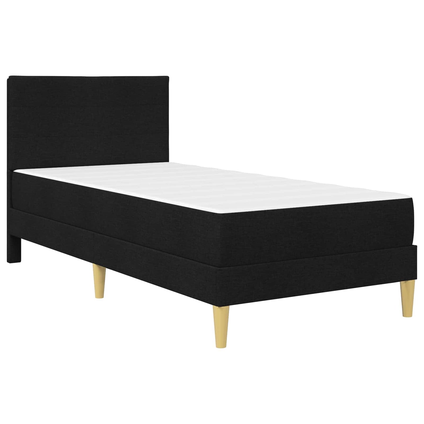 Bedframe Zwart 90 x 190 cm Polyester is nu te koop bij PeponiXL, paradijselijk wonen!