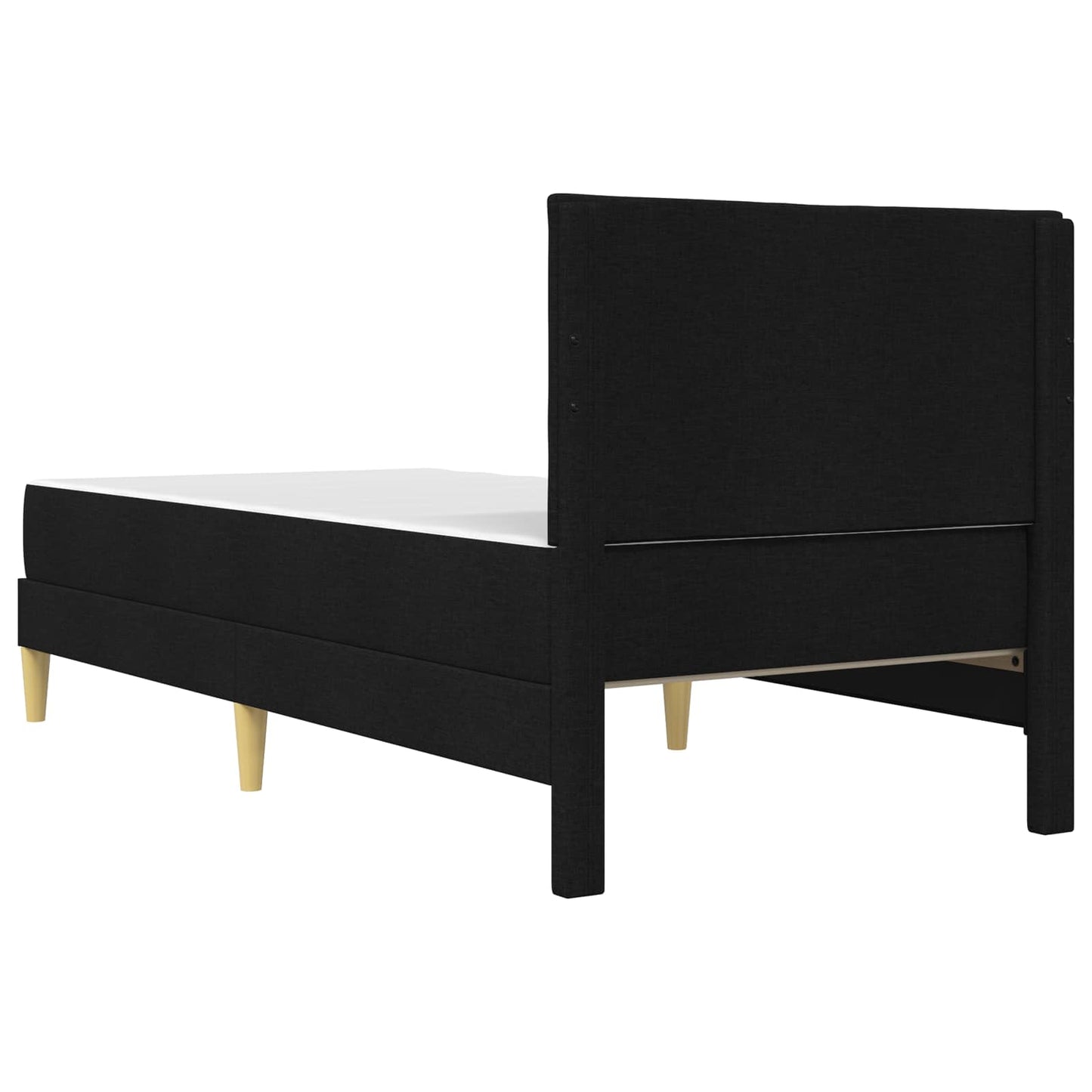 Bedframe Zwart 90 x 190 cm Polyester is nu te koop bij PeponiXL, paradijselijk wonen!