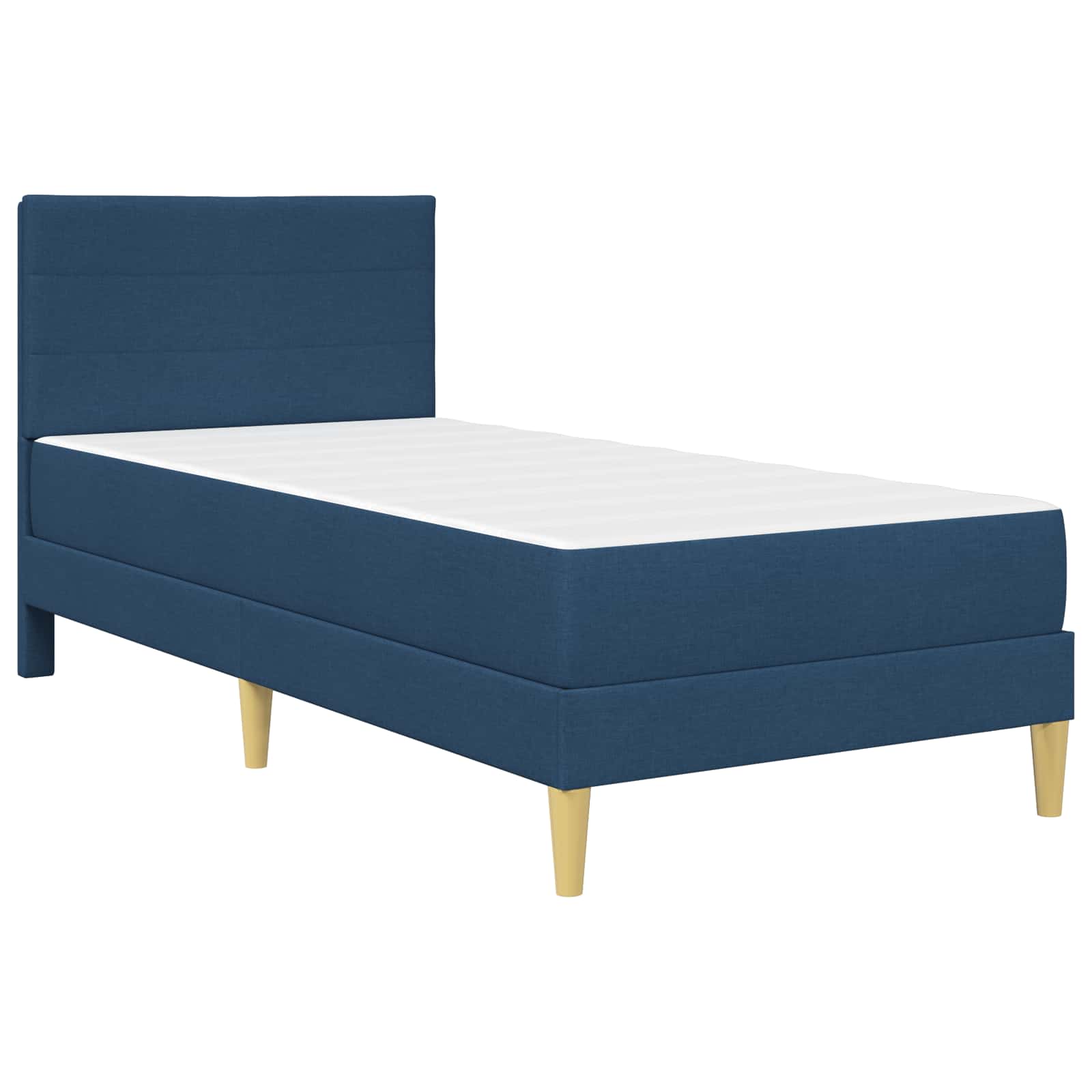 Bedframe Blauw 90 x 190 cm Polyester is nu te koop bij PeponiXL, paradijselijk wonen!