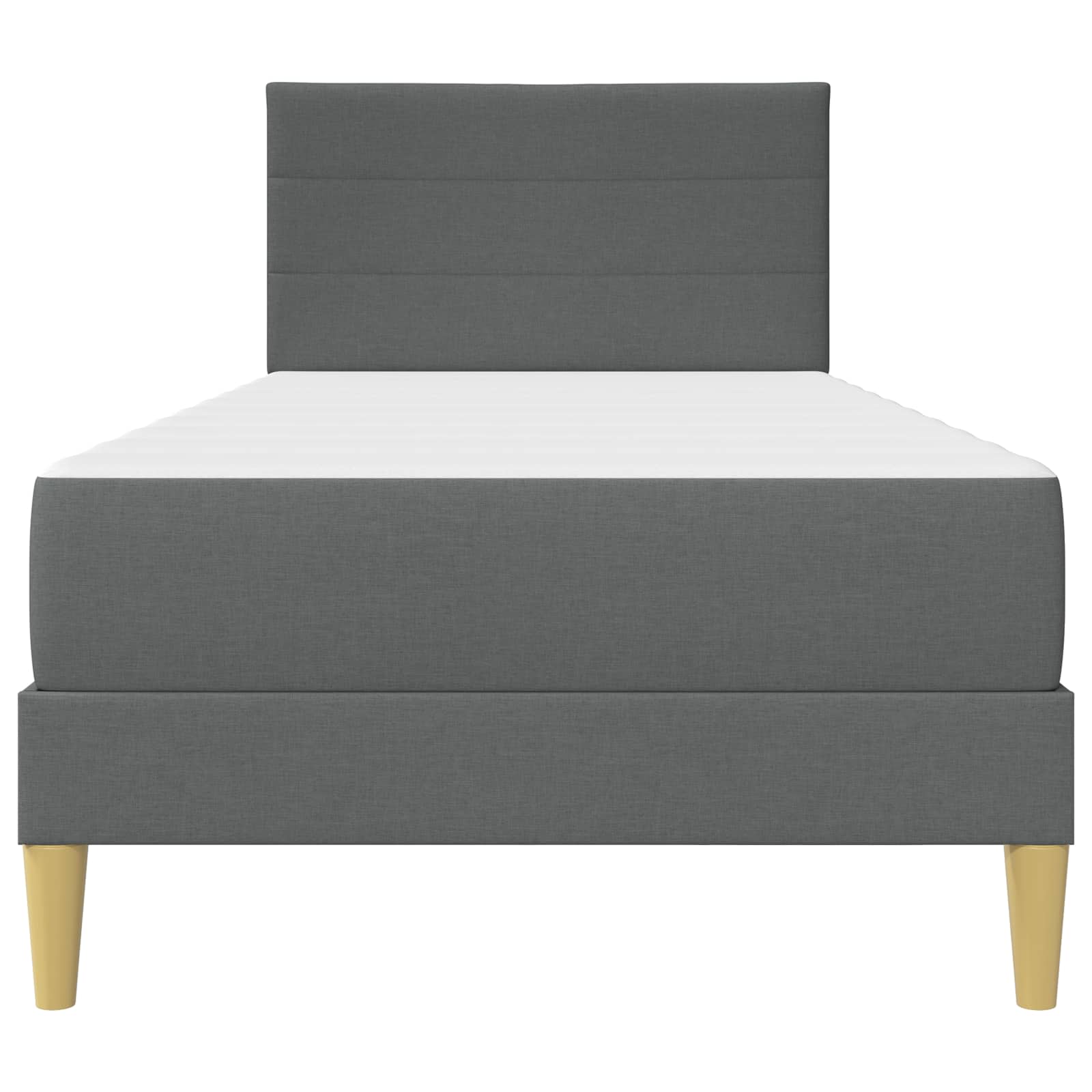 Bedframe Donkergrijs 90 x 200 cm Polyester is nu te koop bij PeponiXL, paradijselijk wonen!