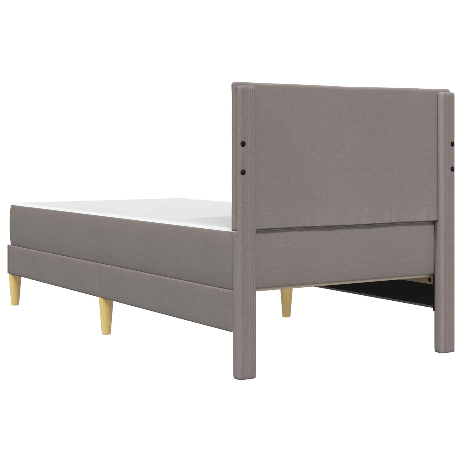 Bedframe Taupe 90 x 200 cm Polyester is nu te koop bij PeponiXL, paradijselijk wonen!
